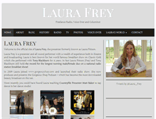 Tablet Screenshot of laurafrey.co.uk